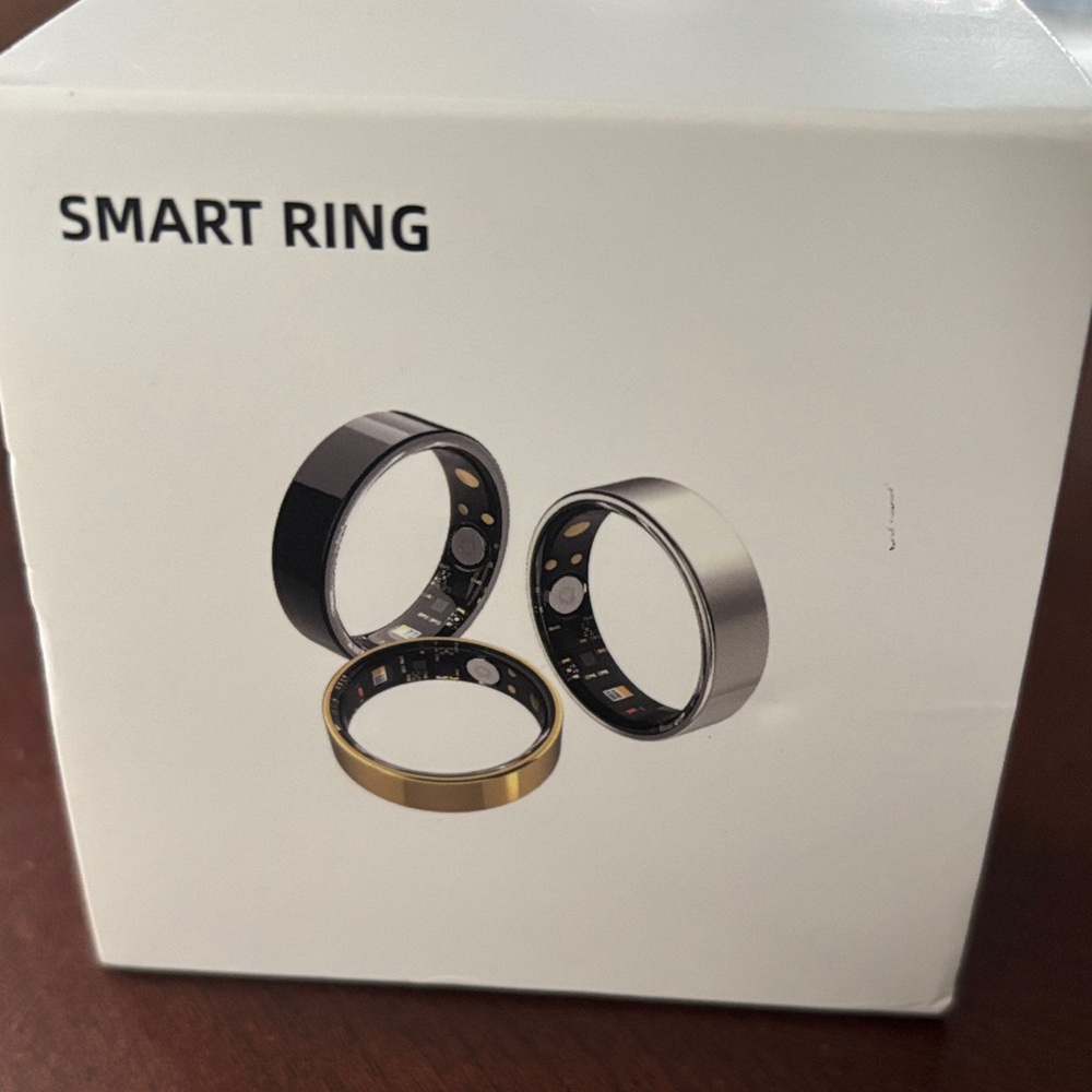 Elegant Smart Ring in Black, Silver, and Gold